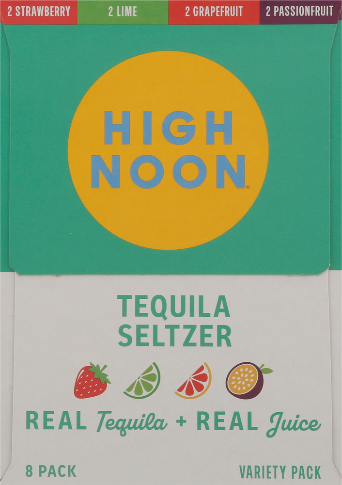 High Noon Tequila Hard Seltzer Variety Pack 8 Planogram Left