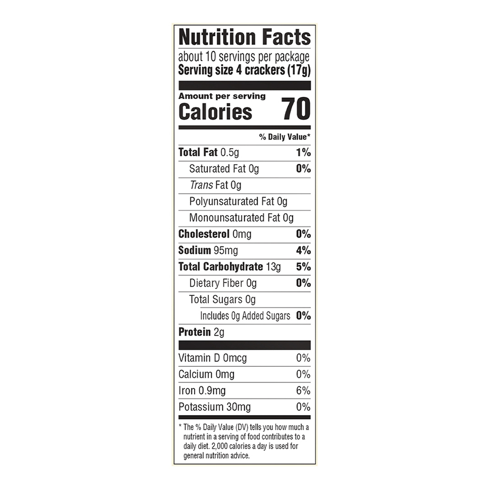 La Panzanella Croccantini Artisan Crackers Roasted Garlic Nutrition Facts