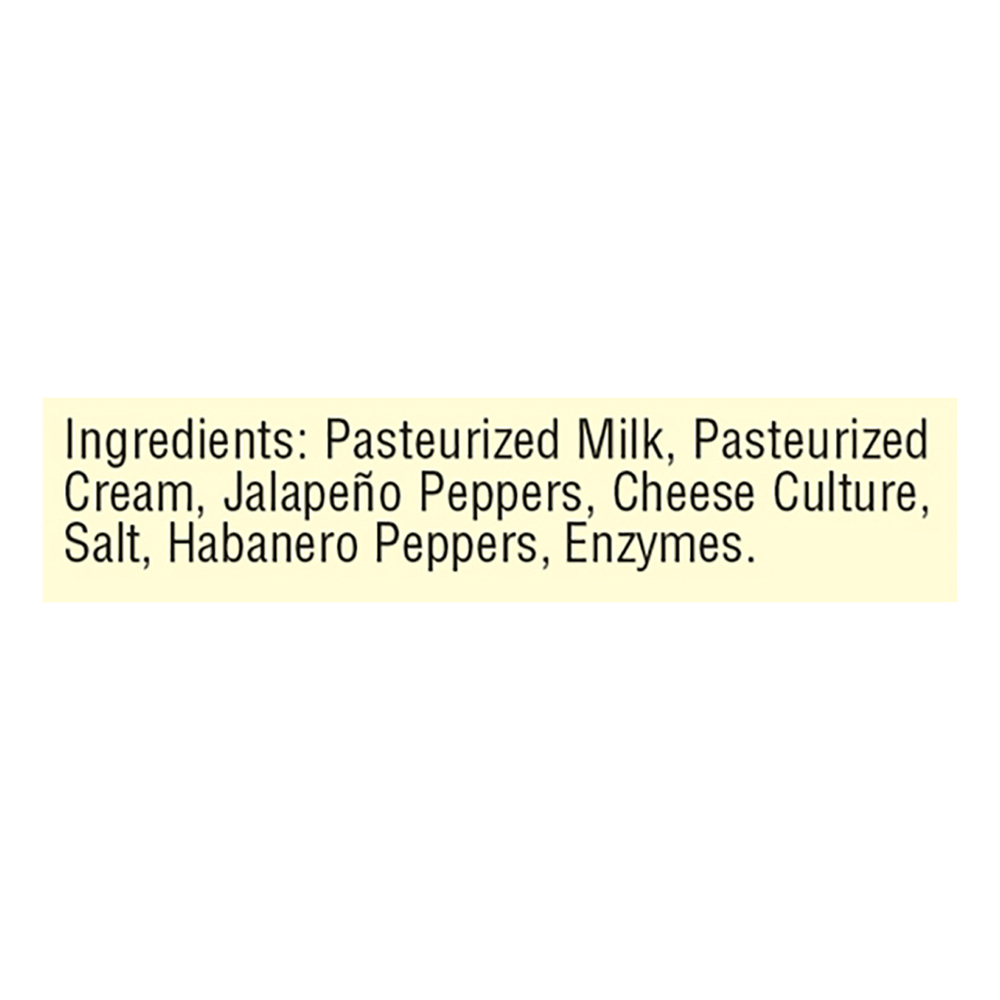 Sargento Cheese, Pepper Jack, Creamery, SlicesIngredients