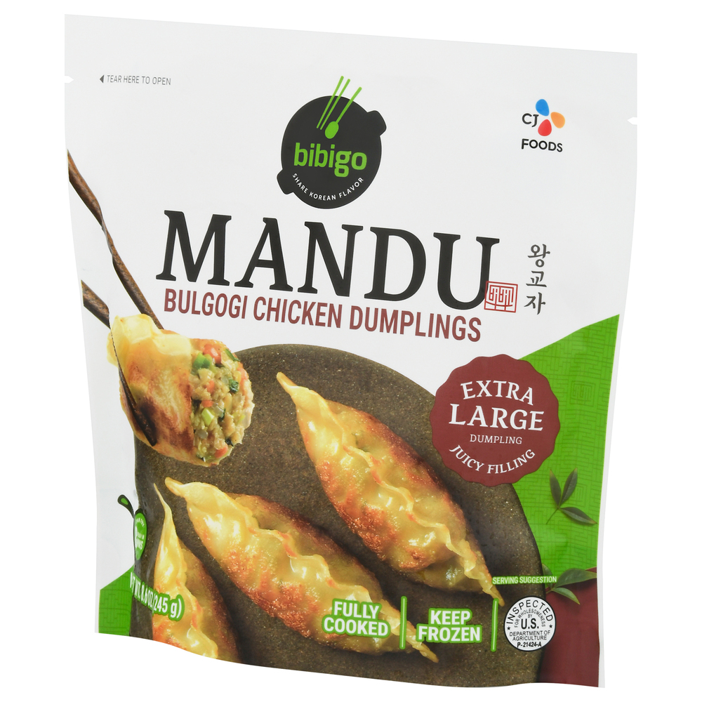 bibigo-dumplings-bulgogi-chicken-mandu-extra-large-front-right-elevated