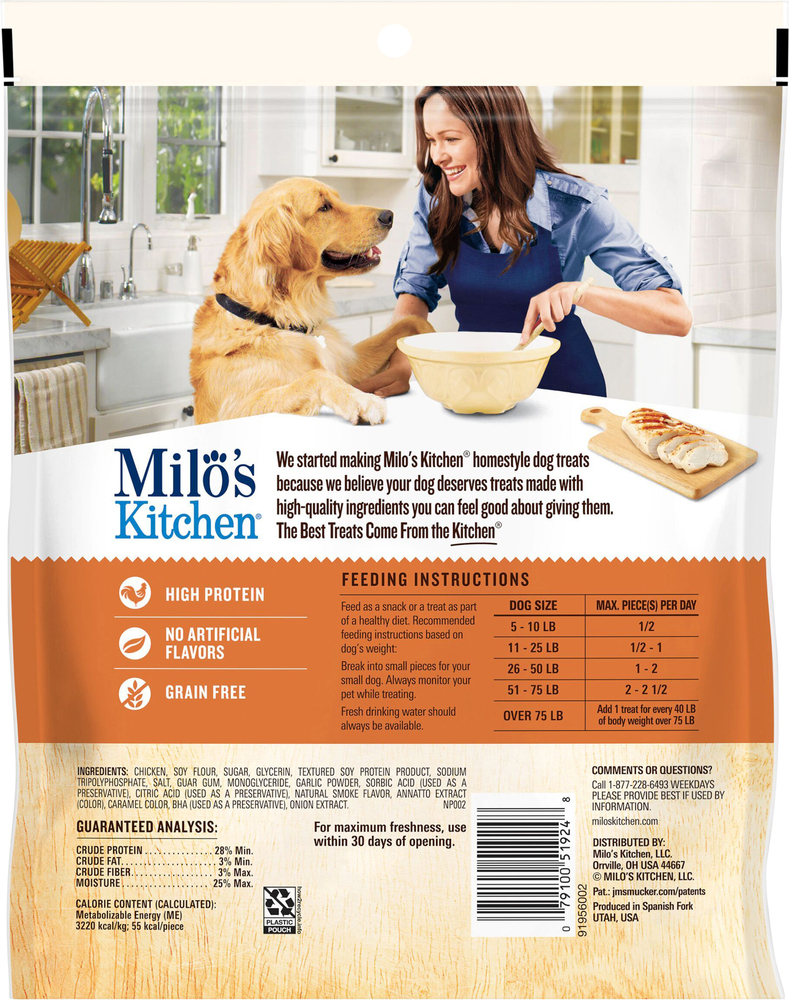 Milo s Kitchen Dog Treats Chicken Jerky Recipe