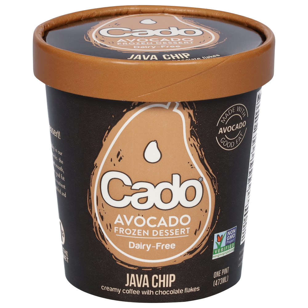 Abokado Cado Avocado Frozen Dessert, Dairy-Free, Java Chip