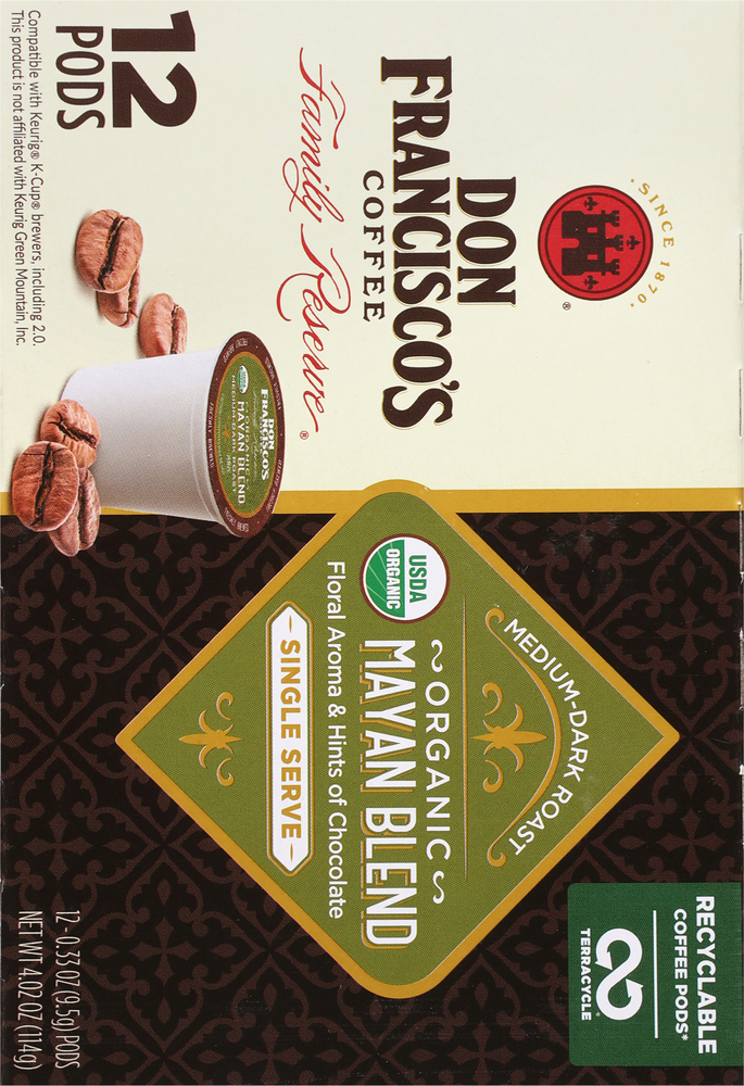 Don francisco coffee k cups clearance