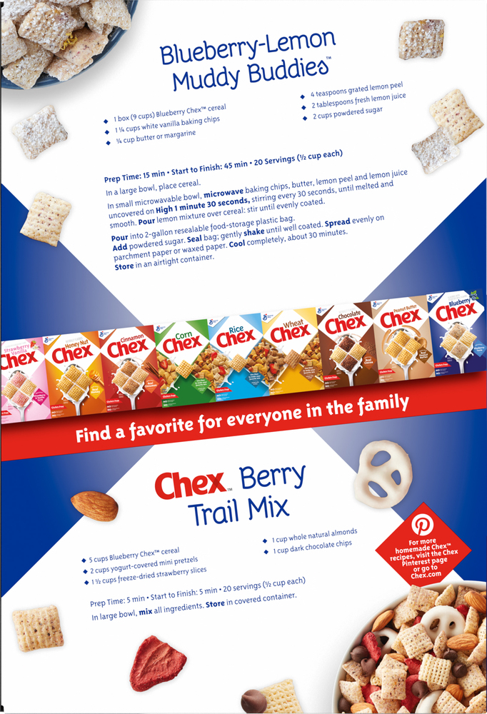 Chex Cereal, Gluten Free, Blueberry