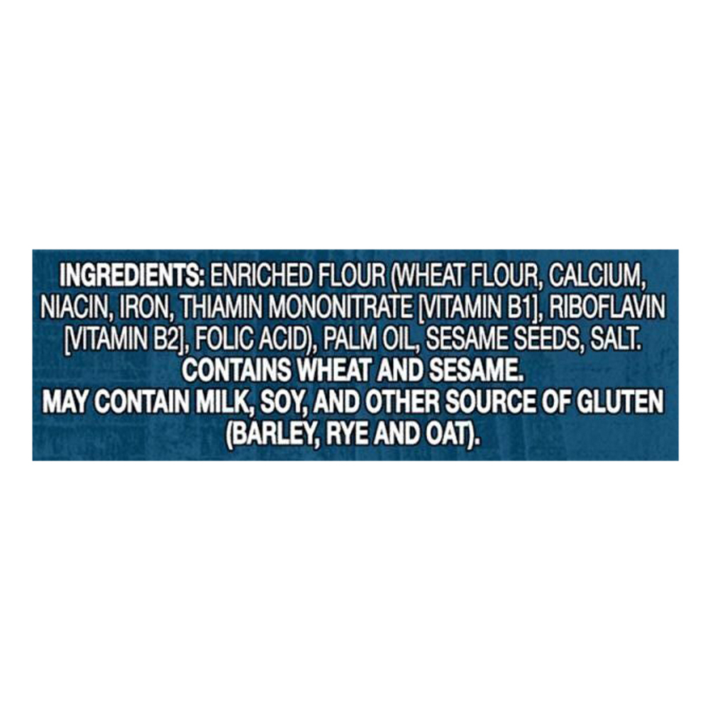 Carr's Table Water Crackers, Toasted SesameIngredients