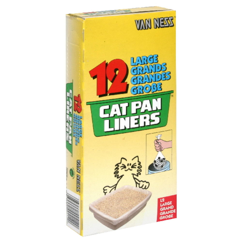 Van Ness Cat Pan Liners Large