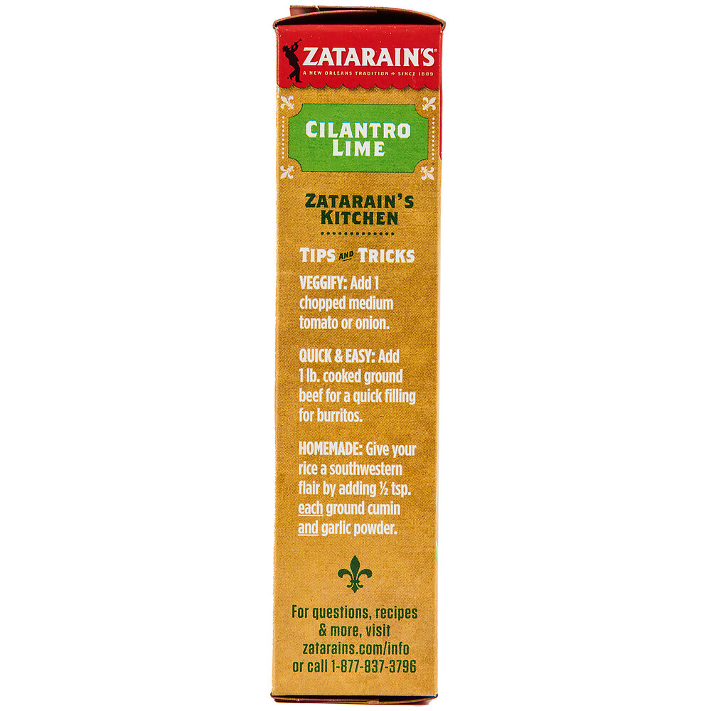 Zatarain's Cilantro Lime RicePlanogramLeft