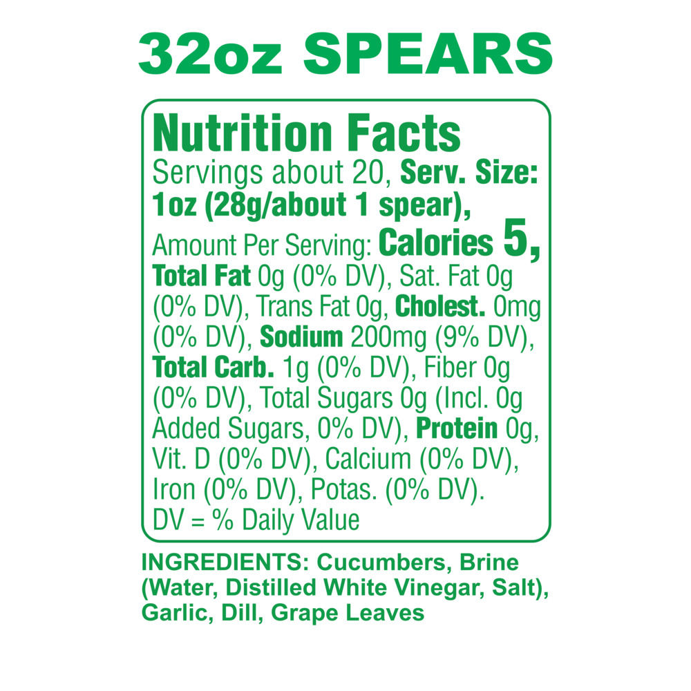 grillo-s-pickles-spears-classic-dill-nutrition-facts