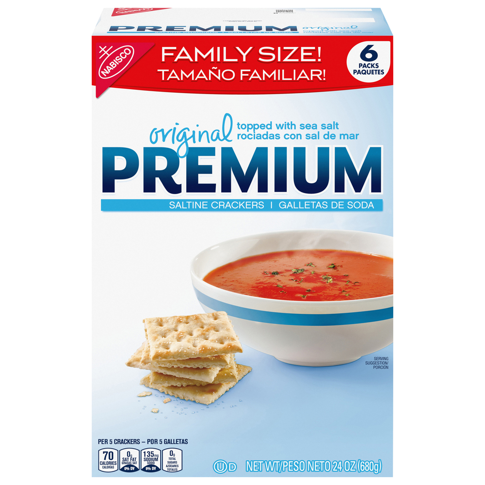PREMIUM Premium Original Saltine Crackers Family Size 24 oz