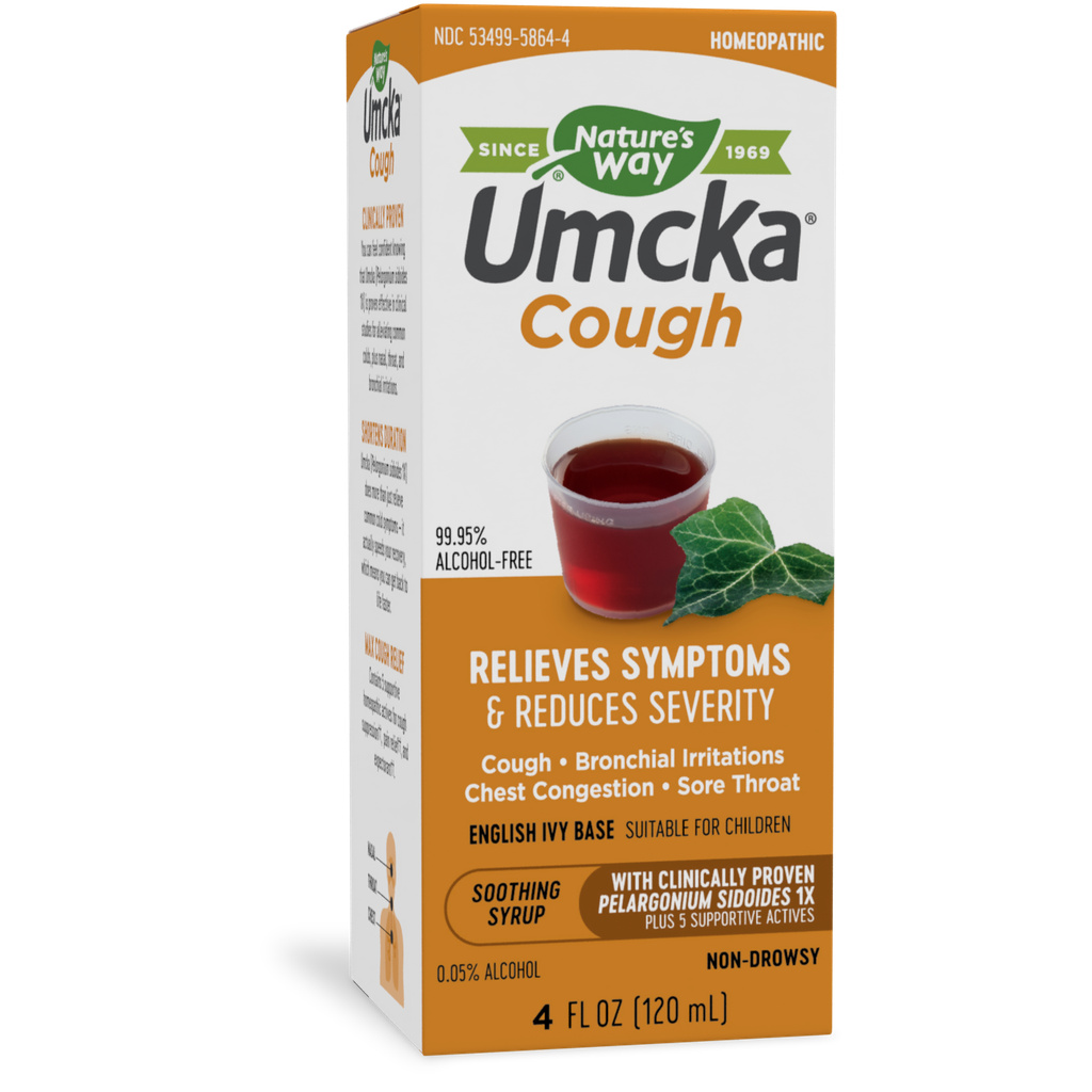 Nature's Way Umcka Cough Relief Syrup, Umcka, Non-Drowsy, Ages 6+