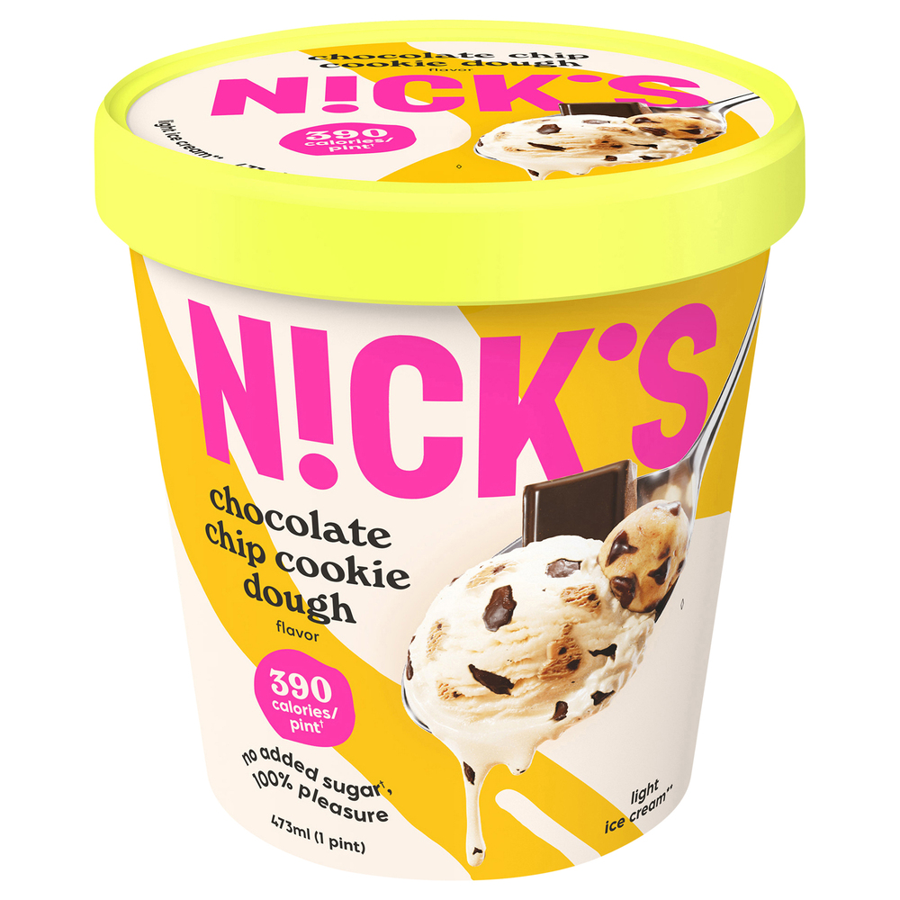 Nick's Light Chocolate Chip Cookie Dough Ice Cream