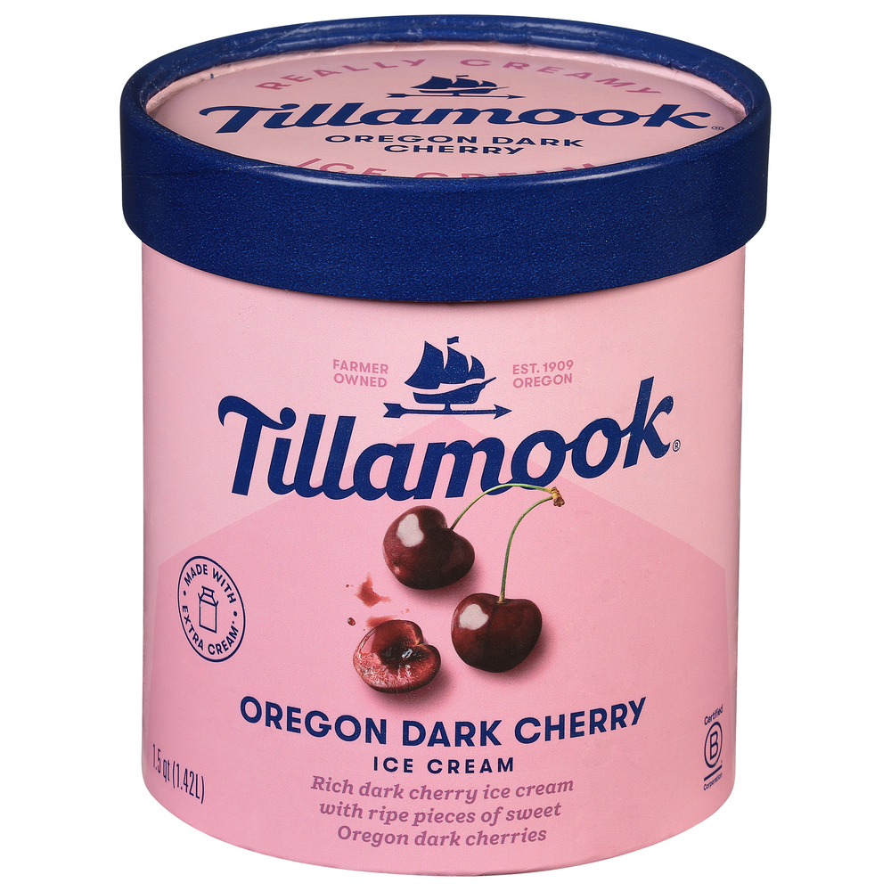 Tillamook Ice Cream, Oregon Dark CherryMain