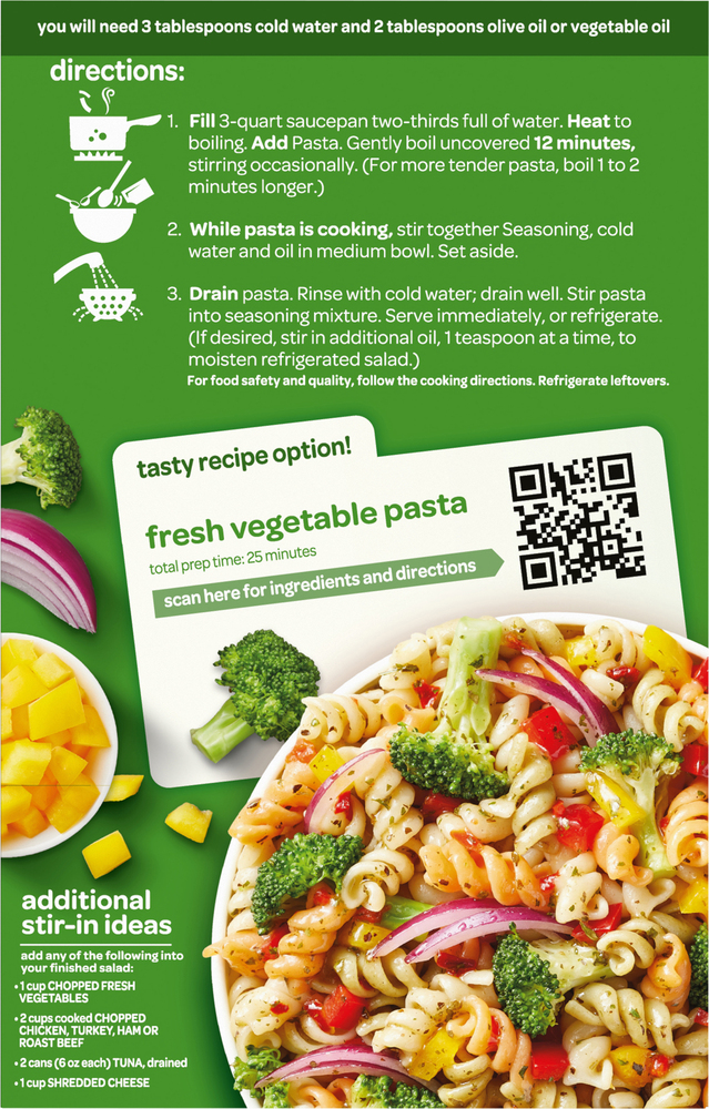 Suddenly Salad Pasta, Classic-Planogram-Back