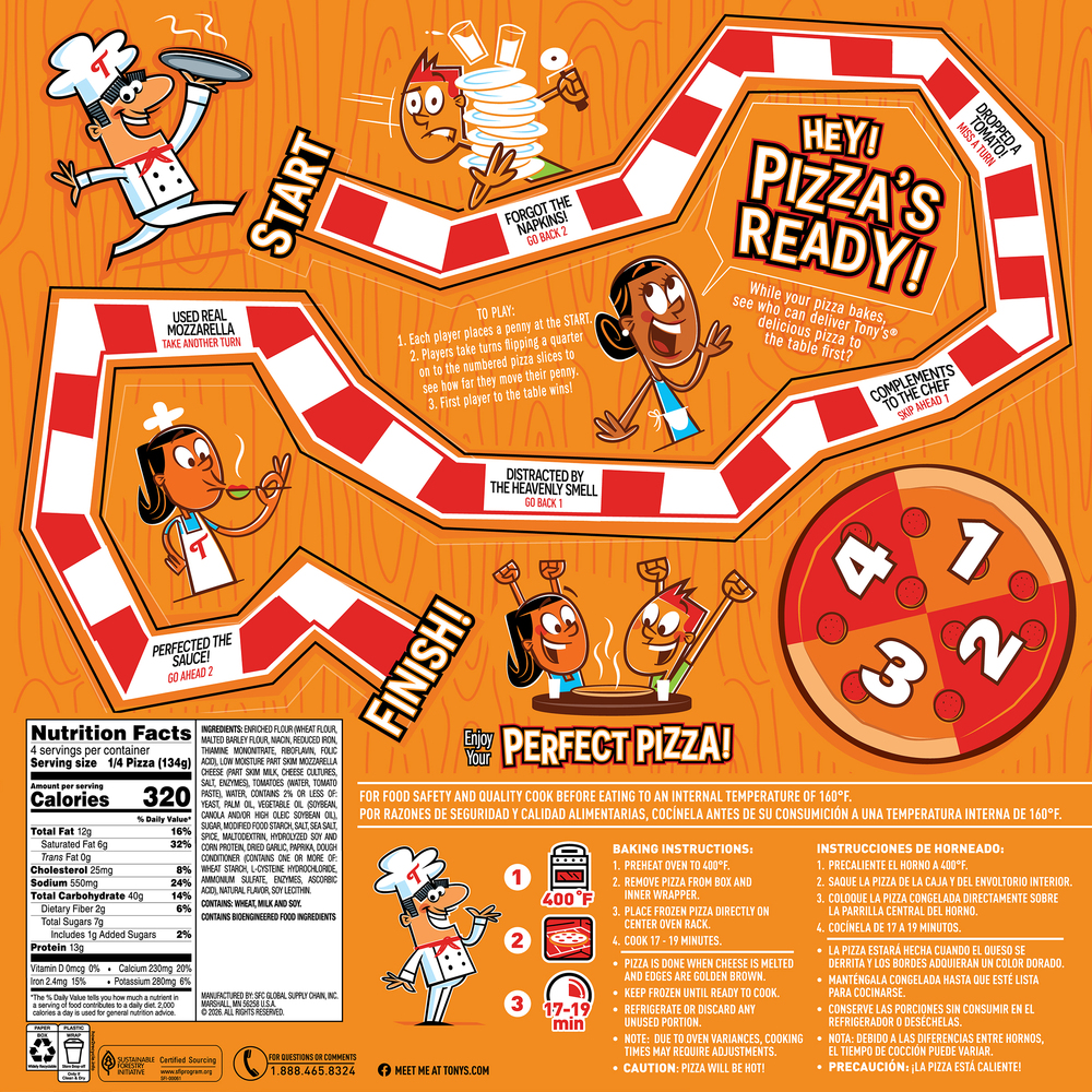 Tony's Cheese Pizza
