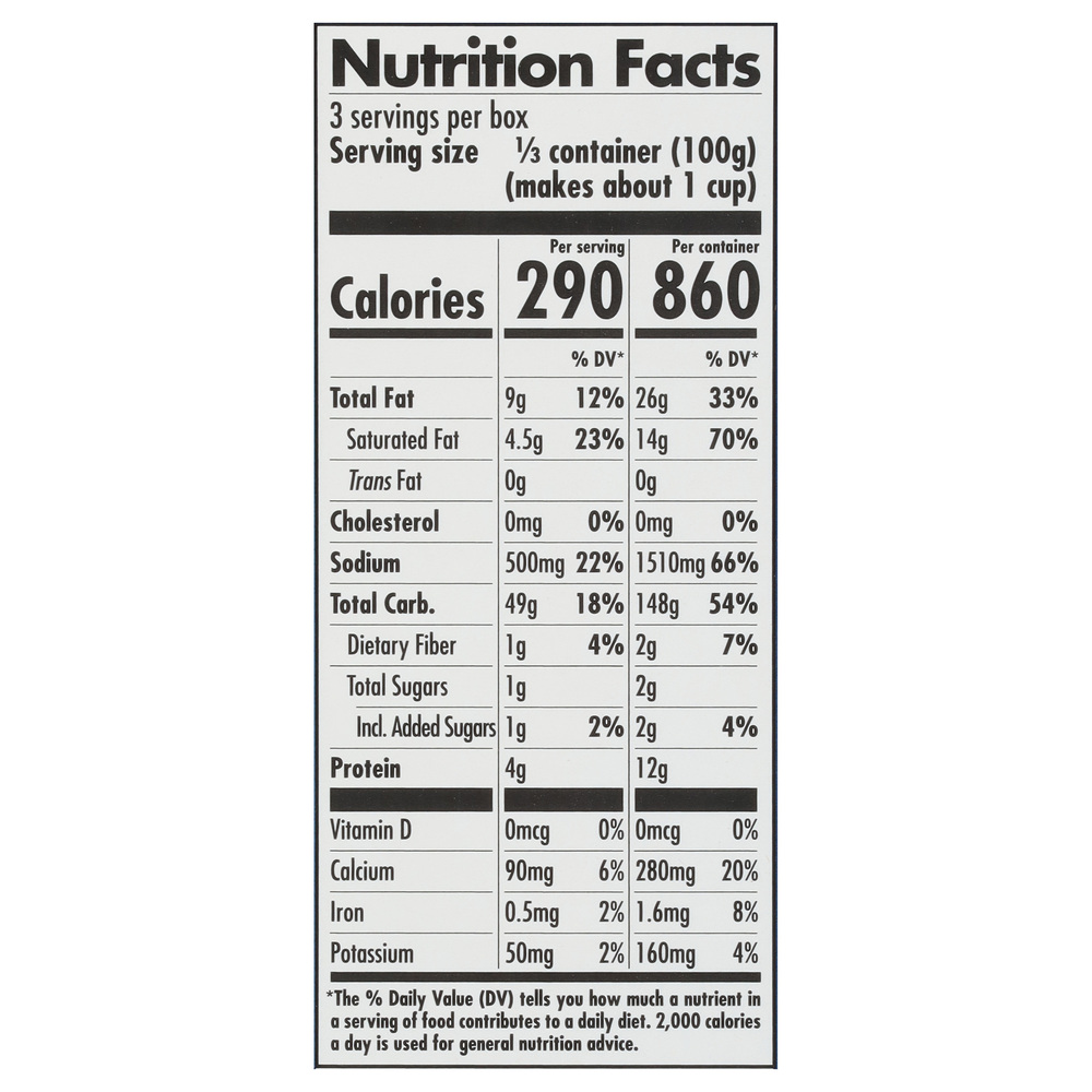Daiya Mac & Cheese, AlfredoNutritionFacts