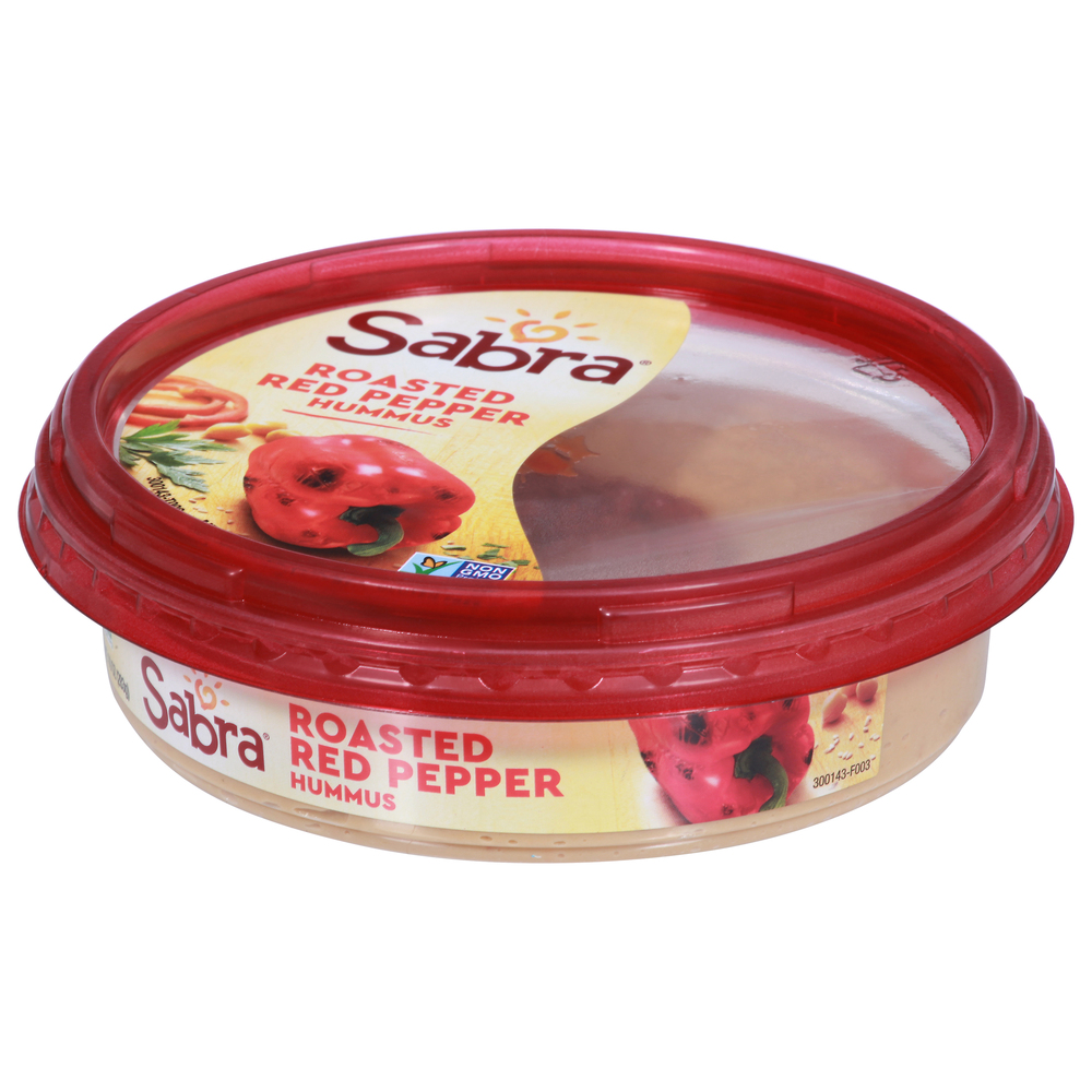 Sabra Hummus, Roasted Red PepperFrontRightElevated