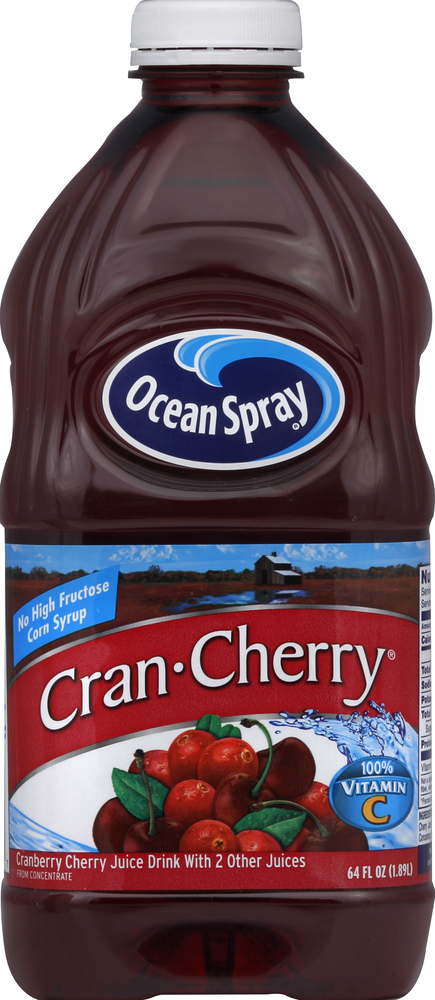 Ocean spray cherry sales juice