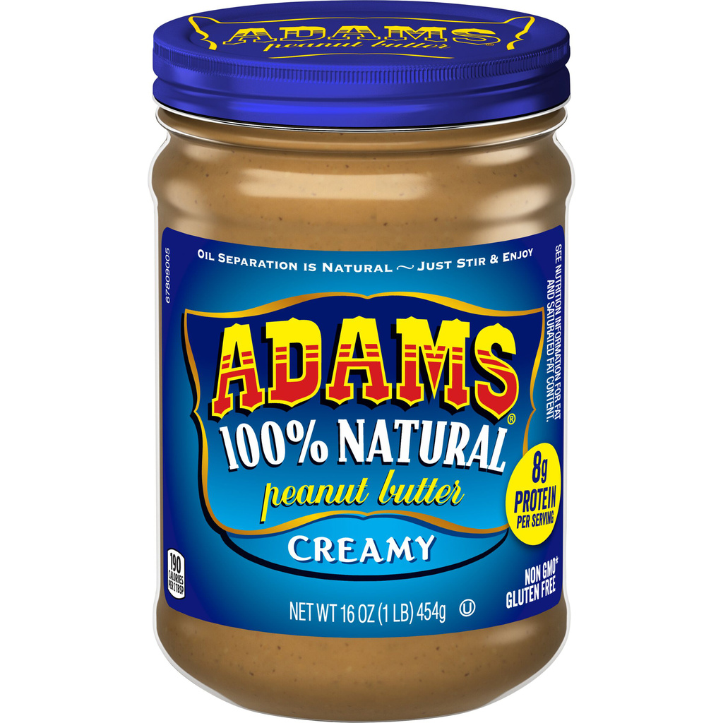 Adams 100% Natural Creamy Peanut Butter-Main