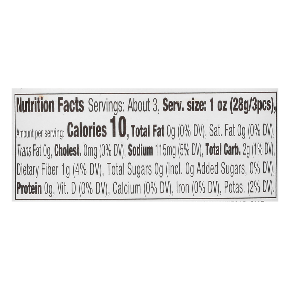 Raley's Marinated & Quartered Artichoke HeartsNutritionFacts