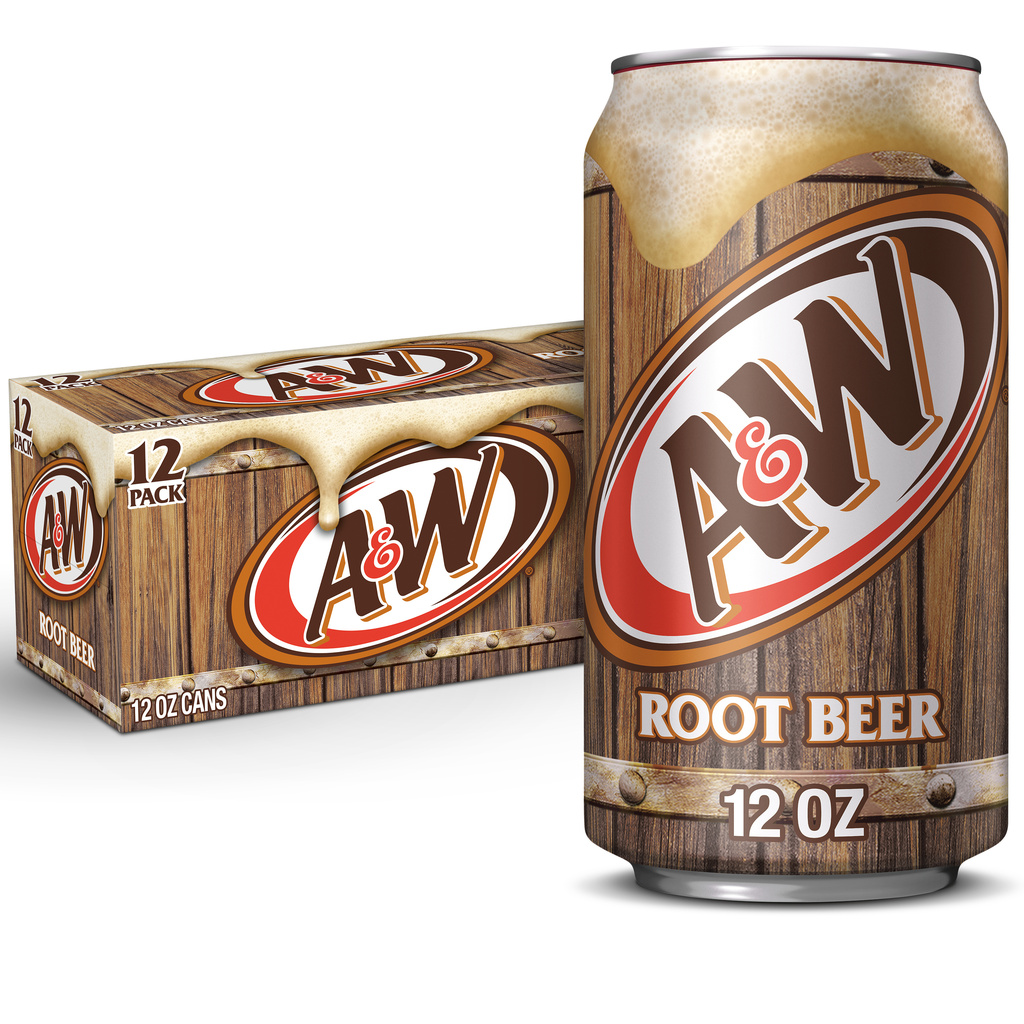 お手軽価格で贈りやすい A&W Pack 12 Beer, Root Caffeine, No Soda, ソフトドリンク