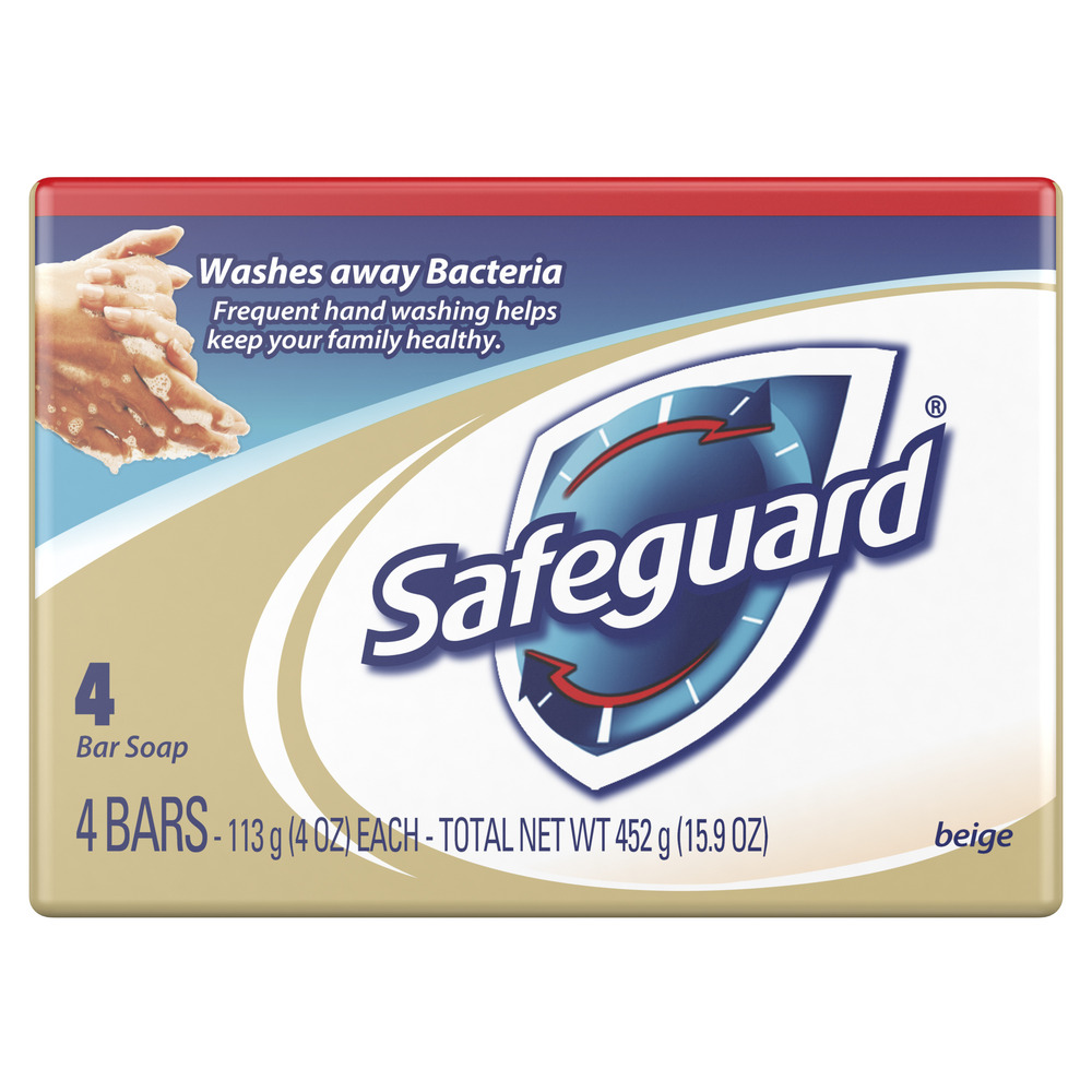 Safeguard Bar Soap Fresh Clean Scent 4oz 4 Count