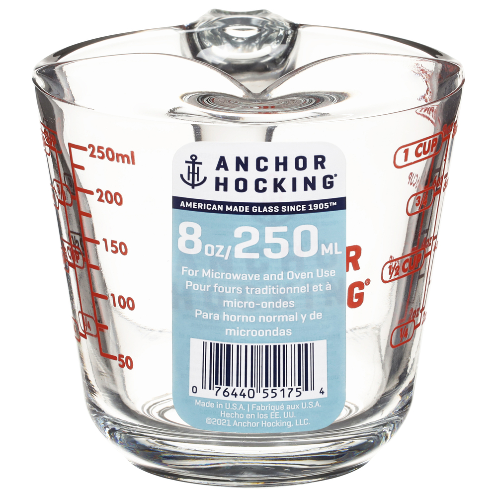 Anchor Hocking 8 oz Measuring Cup