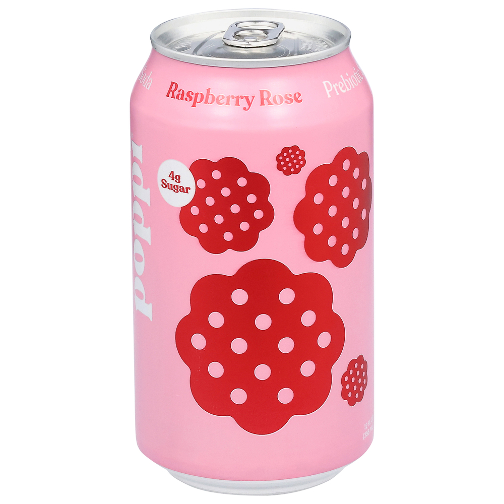 Poppi Raspberry Rose Prebiotic Soda