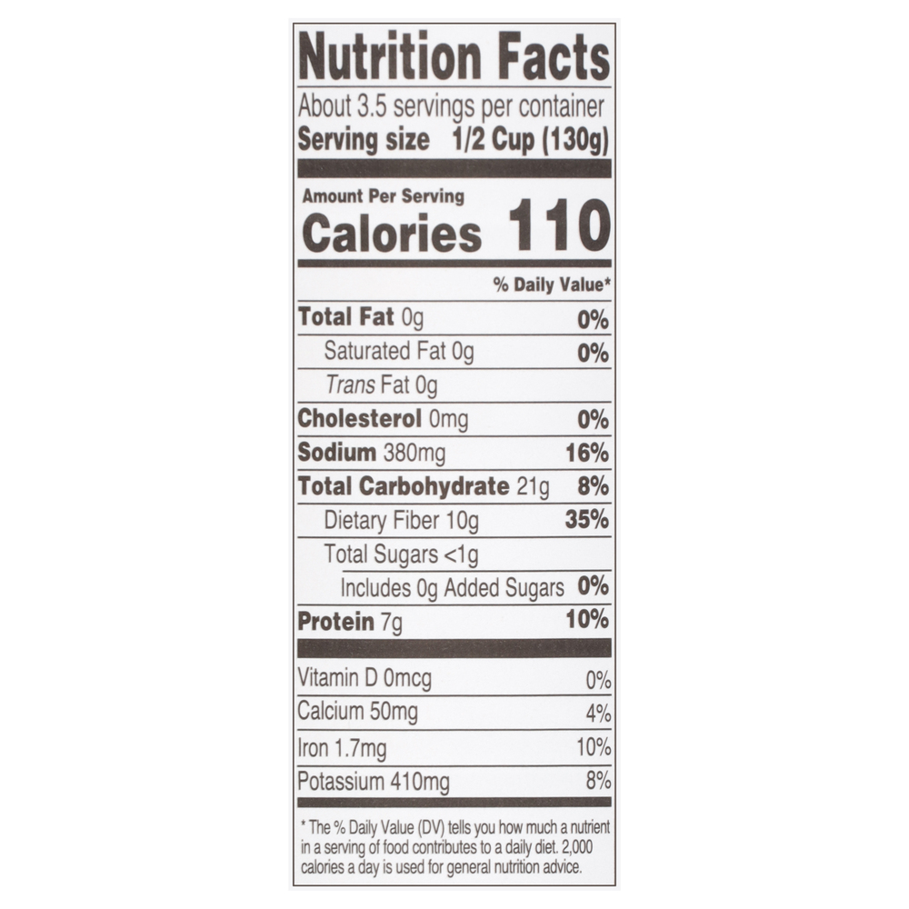 S&W Black BeansNutritionFacts