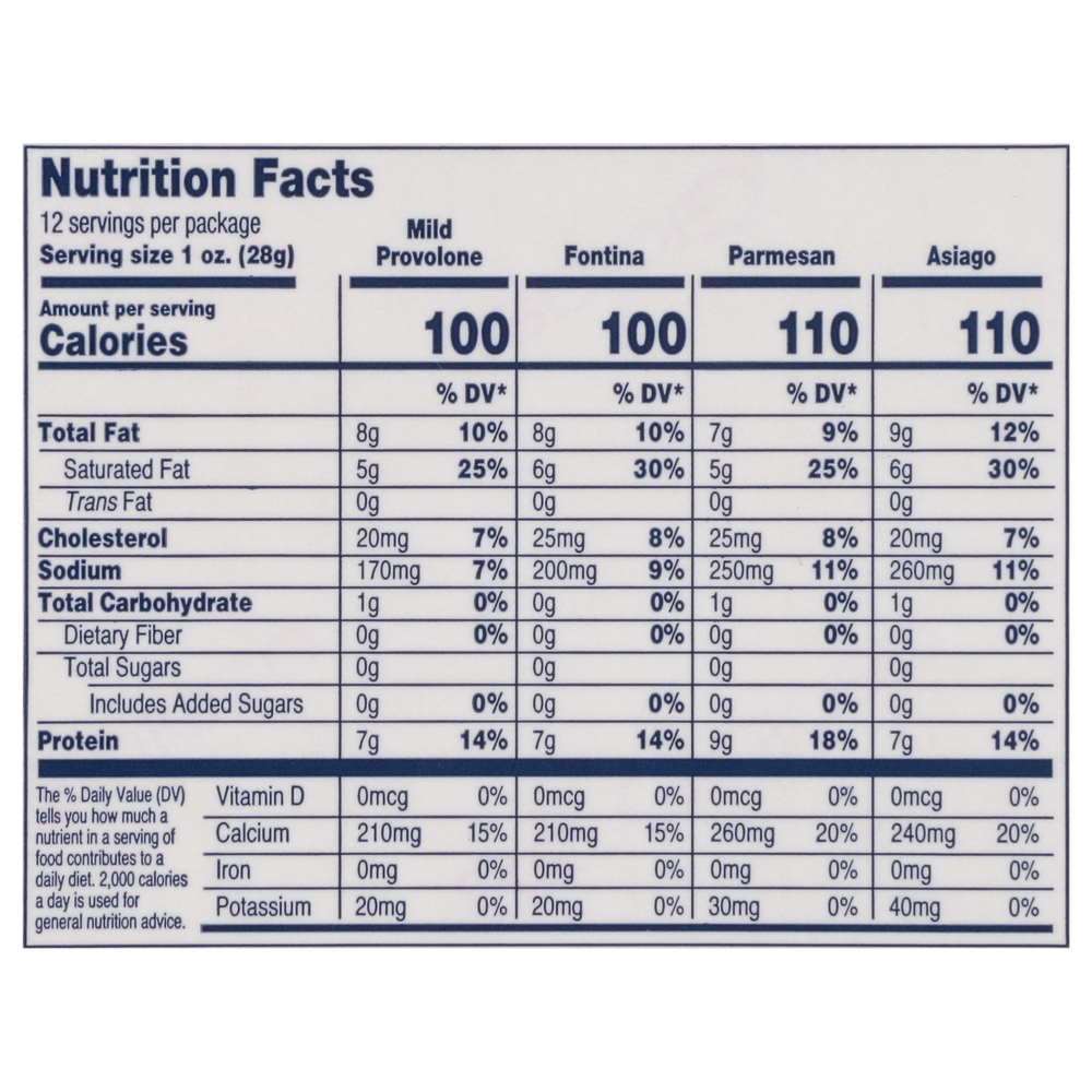 BelGioioso Italian Cheese Board, Provolone/Fontina/Parmesan/Asiago