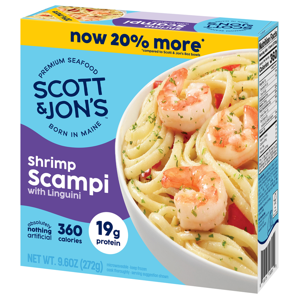 Scott & Jon's Shrimp Scampi, with LinguiniFrontRightElevated