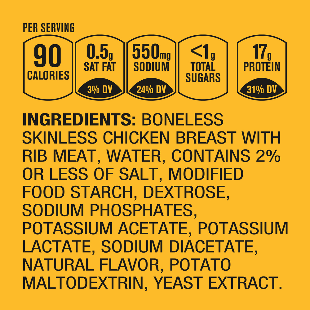 FOSTER FARMS Oven Roasted Shredded Chicken BreastIngredients