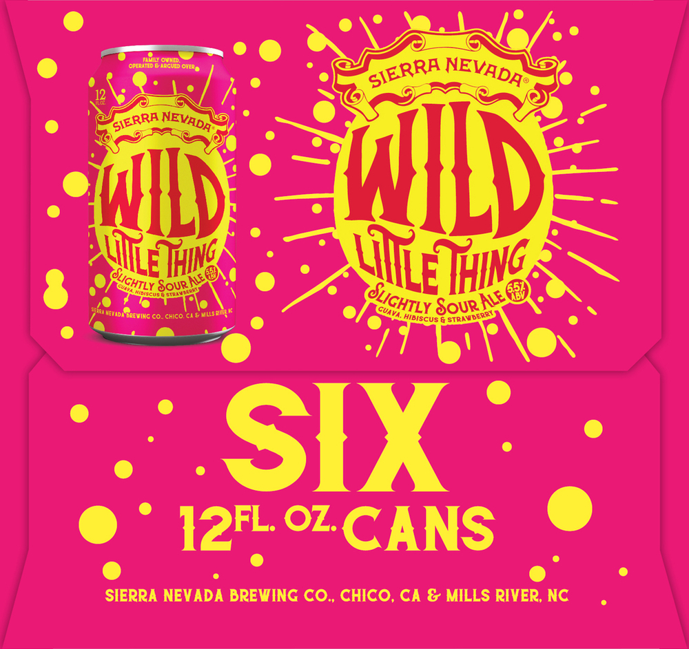 Sierra Nevada Beer, Wild Little Thing Slightly Sour Ale Craft Beer 6