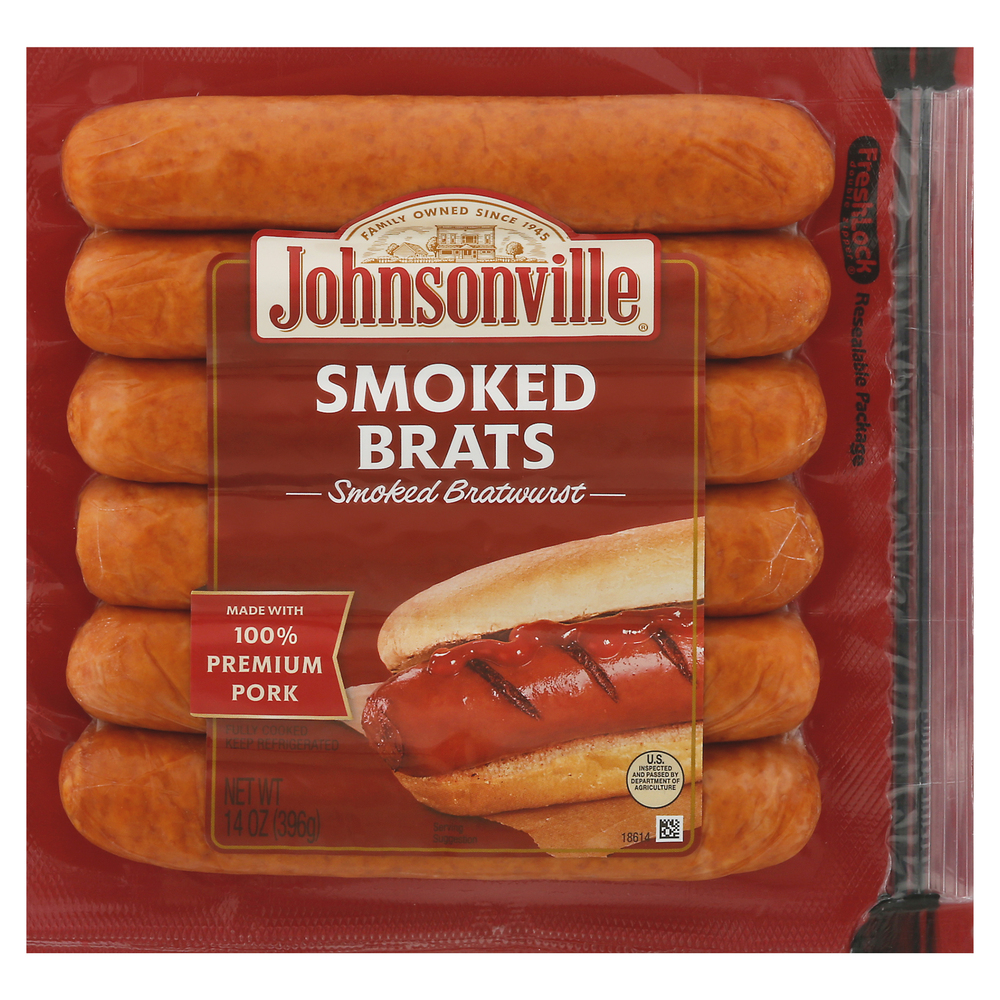 Johnsonville shop smoked brats