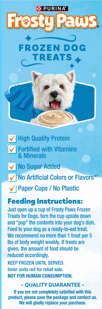 Purina frosty hot sale paws