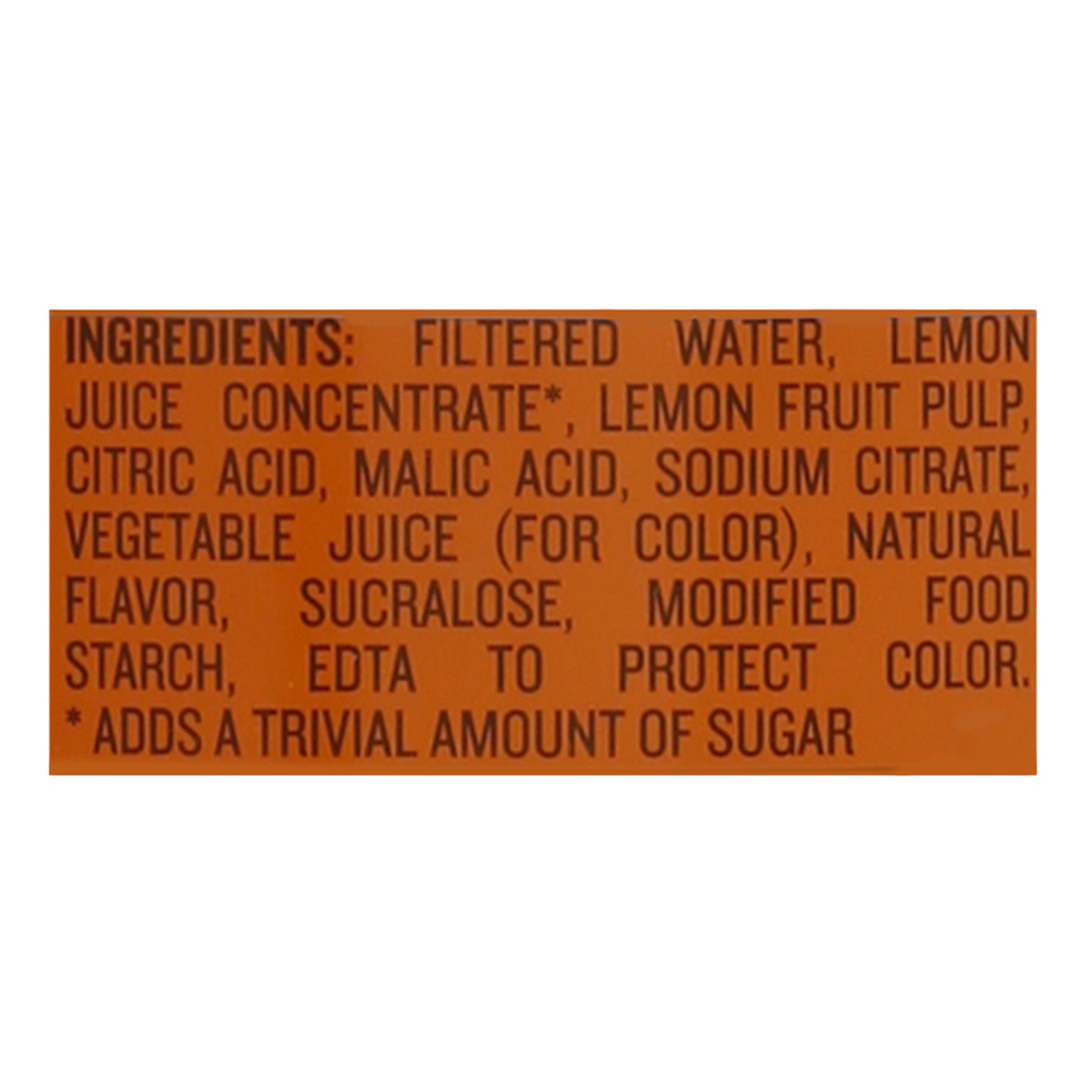 Calypso Lemonade, Zero Sugar, Southern PeachIngredients