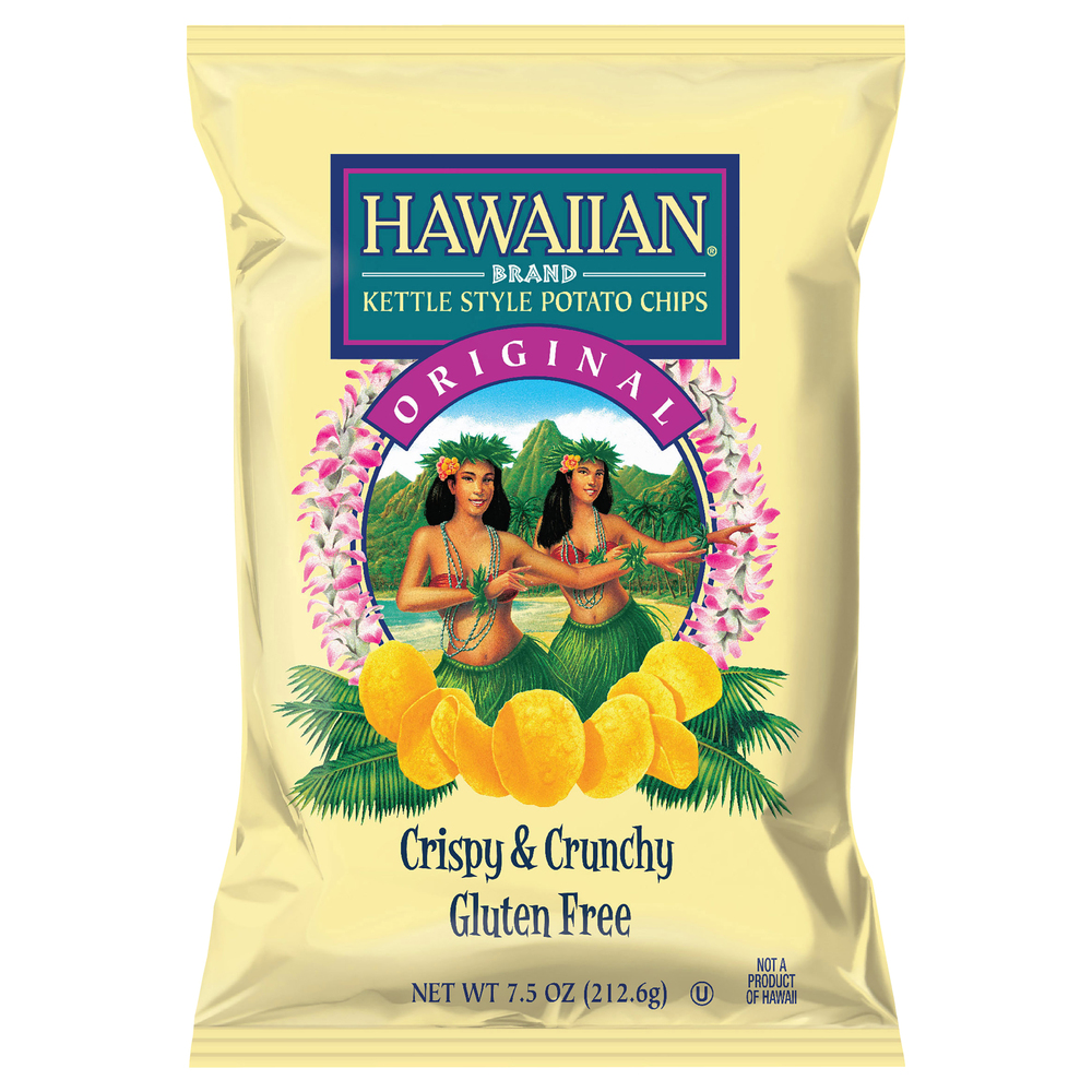 Hawaiian Potato Chips, Original, Kettle