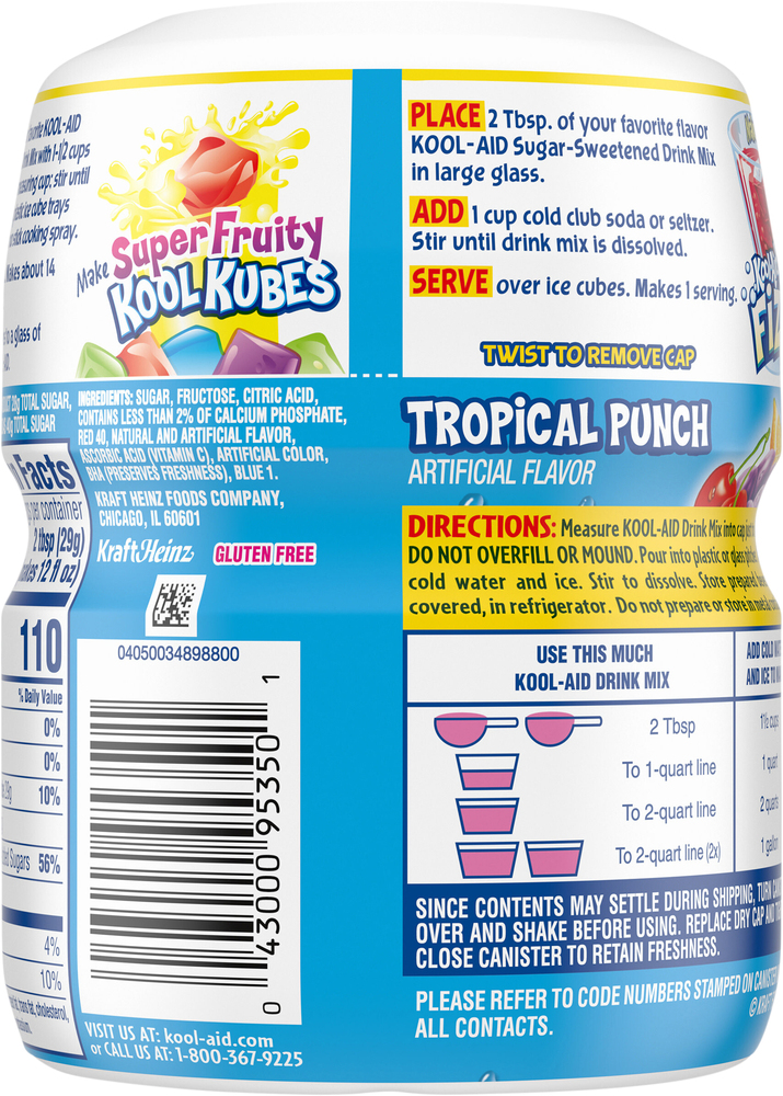 パーツ kool Amazon.com : Kool-Aid Jammers Tropical Punch Flavored Drink, 10 ct