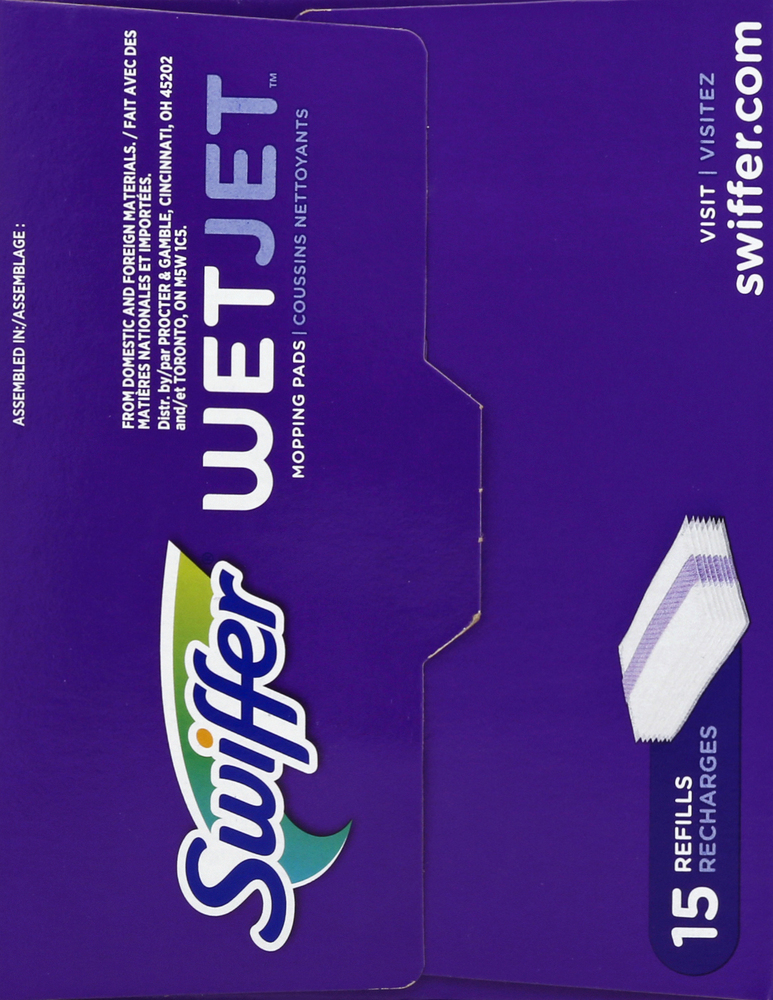 Swiffer Wet Jet Mopping PadsPlanogramRight