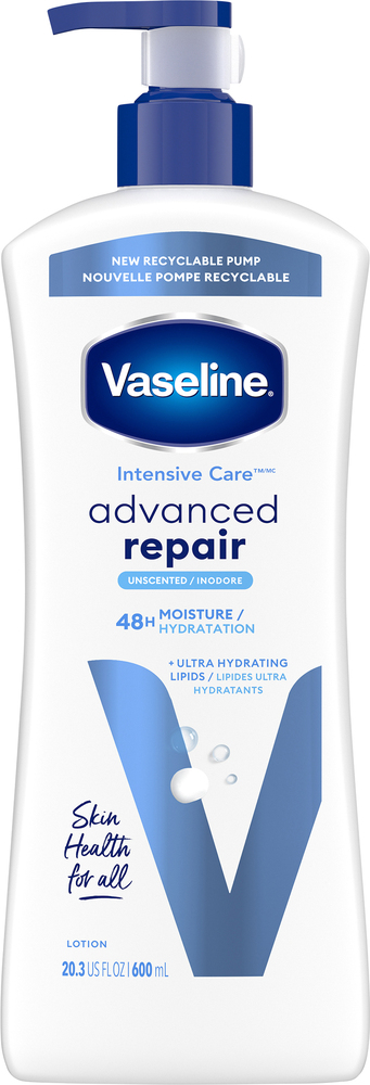 Vaseline Intensive Care Advanced Repair Unscented Body Lotion