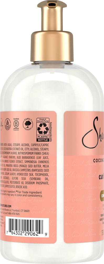 Shea Moisture Conditioner Curl & Shine, 13 Oz (368 G) – Mit Kokos & Hibiskus Für Lockiges Haar