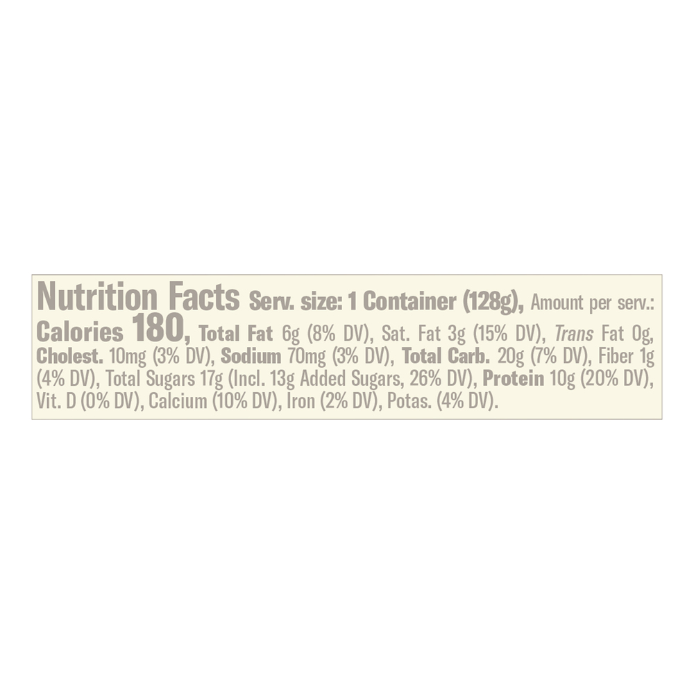 Chobani Flip Yogurt, Greek, Peanut Butter DreamNutritionFacts
