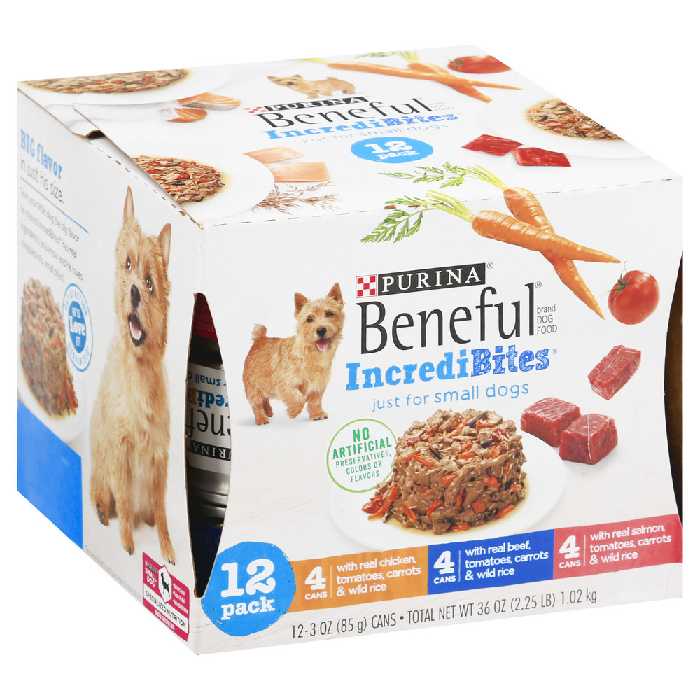 Beneful IncrediBites Dog Food Small Dogs Assorted 12 Pack