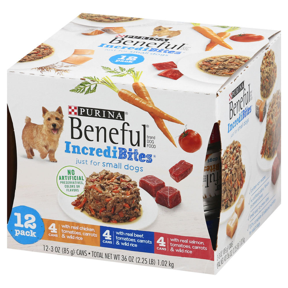 Beneful IncrediBites Dog Food Small Dogs Assorted 12 Pack