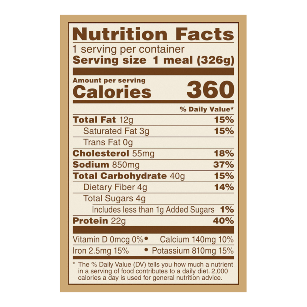 Marie Callender's Chicken Burrito Bowl, Red Chili GrilledNutritionFacts