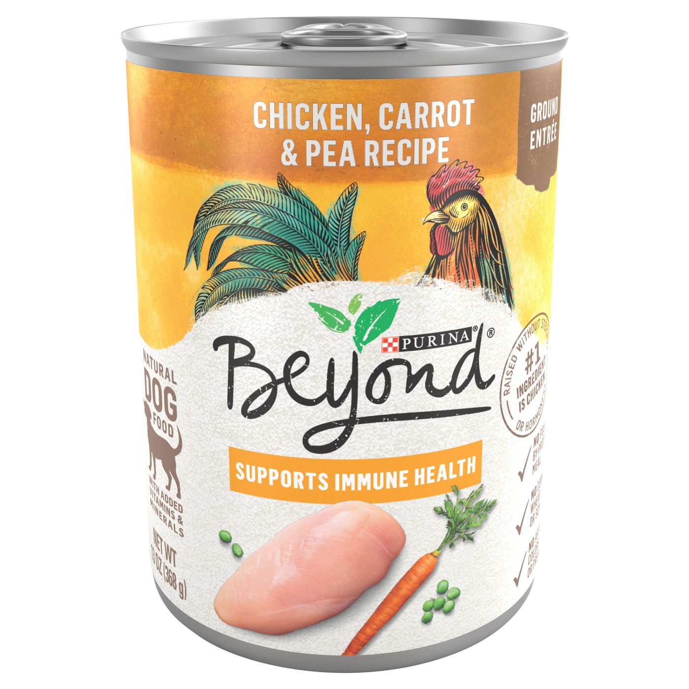 Purina Beyond Dog Food, Chicken, Carrot & Pea Recipe, Ground Entree