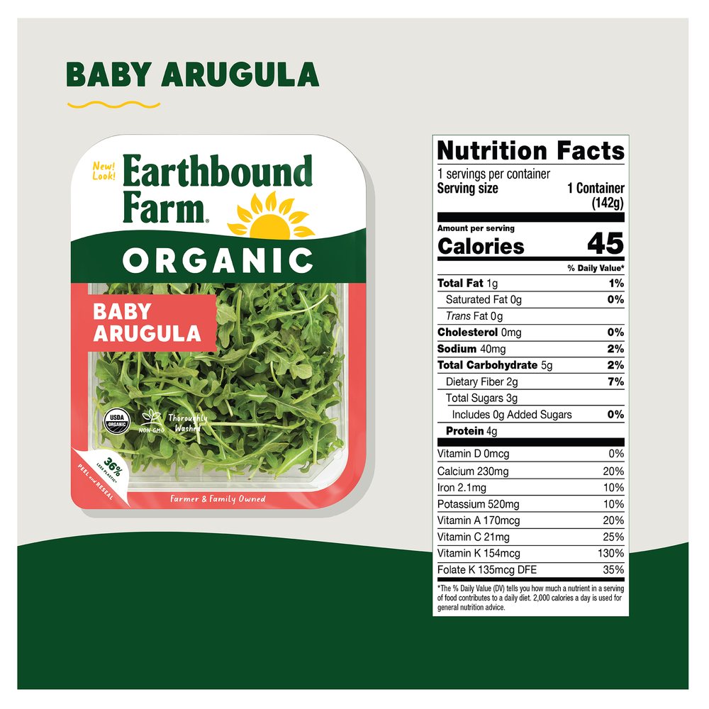 Earthbound Farms Organic Baby ArugulaIngredients