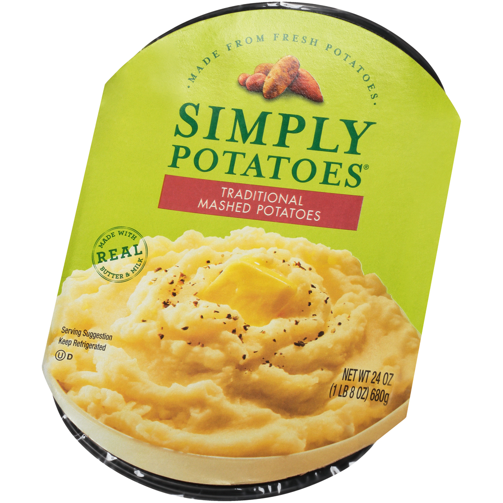Simply Potatoes Traditional Mashed PotatoesFrontRightElevated