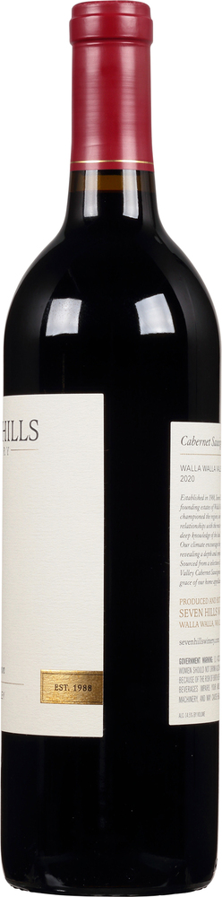Seven Hills Cabernet Sauvignon, Columbia Valley, 2008