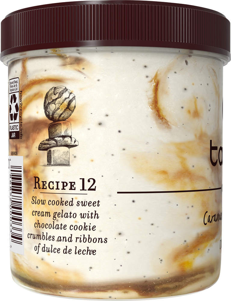 Talenti Gelato Caramelo Biscoito Crocante Caramel Cookie Crunch Gelato