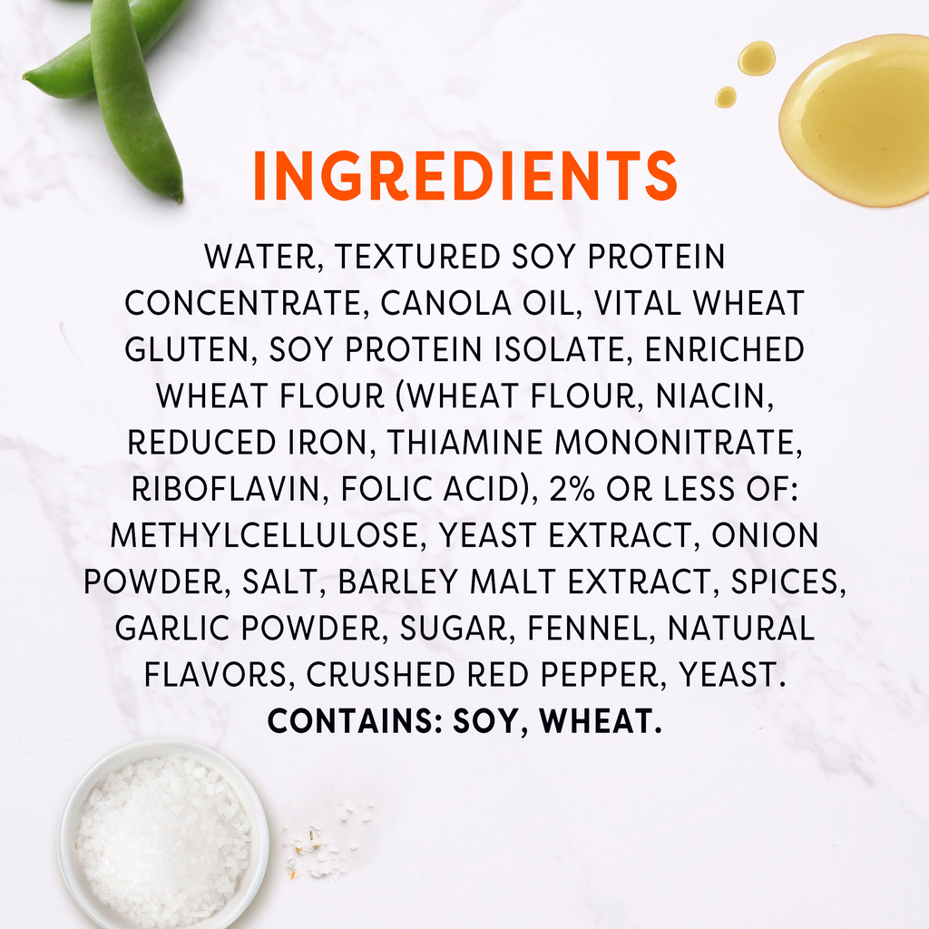 Gardein Meatballs, PlantBasedIngredients
